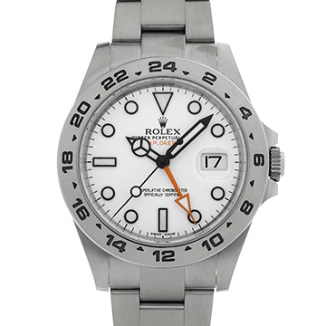 ロレックス エクスプローラーII 216570 ホワイト メンズ 時計 【中古】【wristwatch】