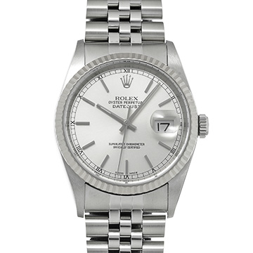 ロレックス デイトジャスト 36 16234 シルバー メンズ 時計 【中古】【wristwatch】