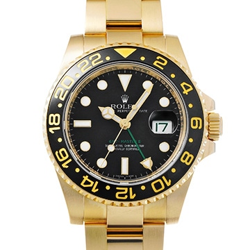 ロレックス GMTマスターII 116718LN ブラック メンズ 時計 【中古】【wristwatch】