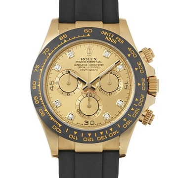 ロレックス コスモグラフ デイトナ 116518LNG シャンパン/ダイヤモンド メンズ 時計 【中古】【wristwatch】