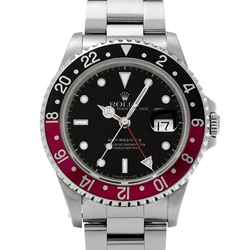 ロレックス GMTマスターII 16710 ブラック メンズ 時計 【中古】【wristwatch】