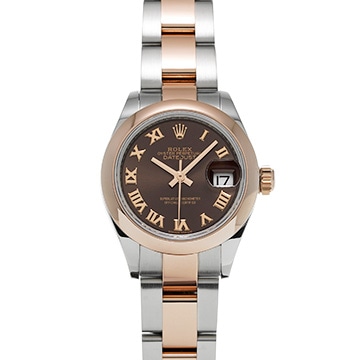 ロレックス レディ デイトジャスト 28 279161 チョコレート レディース 時計 【中古】【wristwatch】