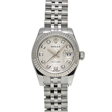 ロレックス デイトジャスト 179174G シルバーコンピュータ/ダイヤモンド レディース 時計 【中古】【wristwatch】
