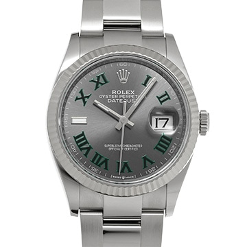 ロレックス デイトジャスト 36 126234 スレート メンズ 時計 【中古】【wristwatch】