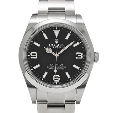 ロレックス エクスプローラー 214270 ブラック メンズ 時計 【中古】【wristwatch】