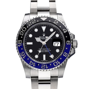 ロレックス GMTマスターII 116710BLNR ブラック メンズ 時計 【中古】【wristwatch】