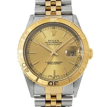 ロレックス デイトジャスト 16263 シャンパン メンズ 時計 【中古】【wristwatch】