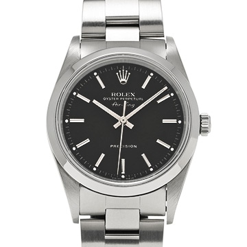 ロレックス エアキング 14000 ブラック メンズ 時計 【中古】【wristwatch】