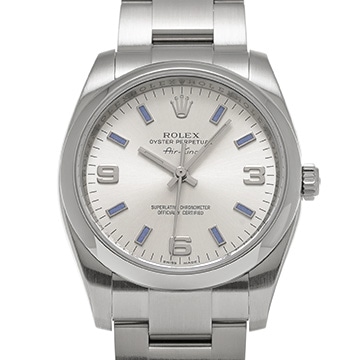 ロレックス エアキング 114200 シルバー メンズ 時計 【中古】【wristwatch】