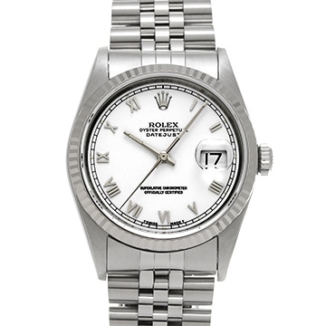 ロレックス デイトジャスト 36 16234 ホワイト メンズ 時計 【中古】【wristwatch】