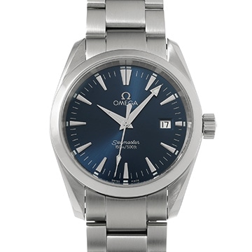 オメガ シーマスター アクアテラ クォーツ 2518.80 ブルー メンズ 時計 【中古】【wristwatch】