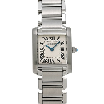 カルティエ タンクフランセーズ SM　 W51008Q3 シルバー レディース 時計 【中古】【wristwatch】