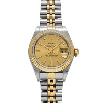 ロレックス デイトジャスト 79173 シャンパン レディース 時計 【中古】【wristwatch】