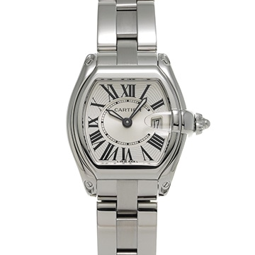 カルティエ ロードスター SM W62016V3 シルバー レディース 時計 【中古】【wristwatch】