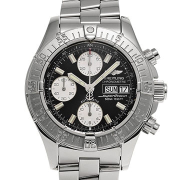 ブライトリング クロノ スーパーオーシャン A111B83PRS ブラック/シルバー メンズ 時計 【中古】【wristwatch】