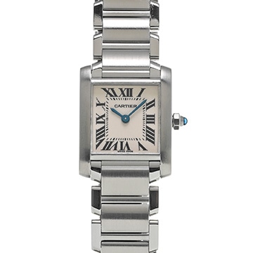 カルティエ タンクフランセーズ SM　 W51008Q3 シルバー レディース 時計 【中古】【wristwatch】