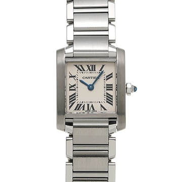 カルティエ タンクフランセーズ SM　 W51008Q3 シルバー レディース 時計 【中古】【wristwatch】