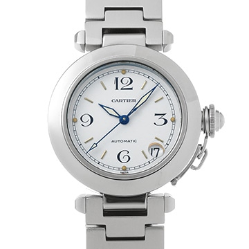 カルティエ パシャC W31015M7 ホワイト ユニセックス 時計 【中古】【wristwatch】