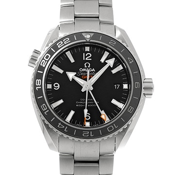 オメガ シーマスター プラネットオーシャン 600 コーアクシャル GMT 232.30.44.22.01.001 ブラック メンズ 時計 【中古】【wristwatch】