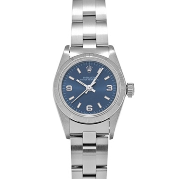 ロレックス オイスターパーペチュアル 67230 ブルー レディース 時計 【中古】【wristwatch】