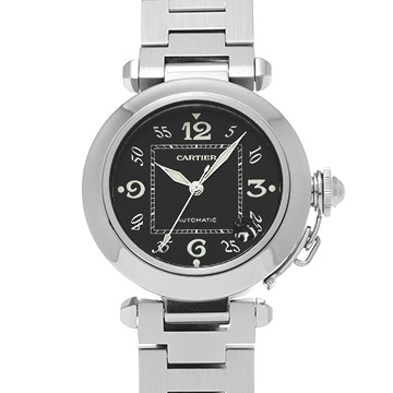 カルティエ パシャC W31043M7 ブラック ユニセックス 時計 【中古】【wristwatch】