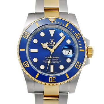 ロレックス サブマリーナ デイト 116613LB ブルー メンズ 時計 【中古】【wristwatch】