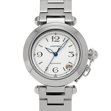 カルティエ パシャC W31015M7 ホワイト ユニセックス 時計 【中古】【wristwatch】