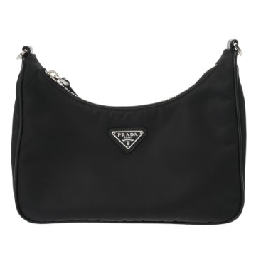 プラダ Re-Edition 2005 バッグ ブラック 1BH204 サフィアーノレザー/Re-Nylon レディース バッグ 【中古】【bag】
