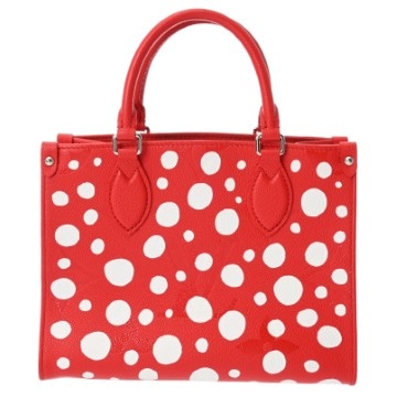 ルイ ヴィトン モノグラムアンプラント LV×YK オンザゴー PM ルージュ M46412 モノグラムアンプラント レディース バッグ 【中古】【bag】