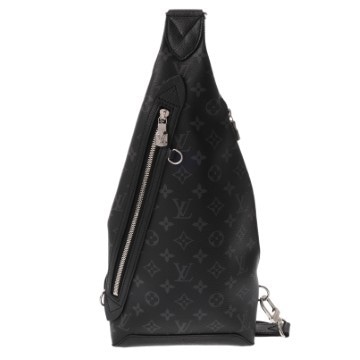 ルイ ヴィトン タイガラマ デュオスリングバッグ ブラック M30936 レザー メンズ バッグ 【中古】【bag】