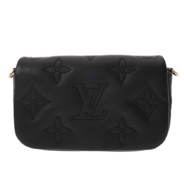 ルイ ヴィトン ウォレットオンストラップ ノワール M81398 バブルグラム レディース バッグ 【中古】【bag】