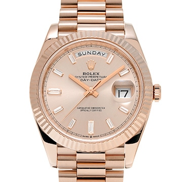 ロレックス デイデイト 40 228235A サンダスト/ダイヤモンド メンズ 時計 【中古】【wristwatch】