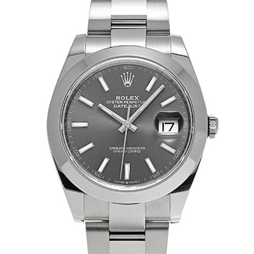 ロレックス デイトジャスト 41 126300 スレートグレー メンズ 時計 【中古】【wristwatch】