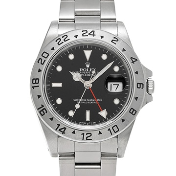 ロレックス エクスプローラーII 16570 ブラック メンズ 時計 【中古】【wristwatch】