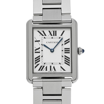 カルティエ タンク ソロ LM W5200014 シルバー ユニセックス 時計 【中古】【wristwatch】
