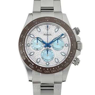 ロレックス コスモグラフ デイトナ 116506 アイスブルー/ダイヤモンド メンズ 時計 【中古】【wristwatch】