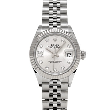 ロレックス デイトジャスト レディ 28 279174G シルバー/ダイヤモンド レディース 時計 【中古】【wristwatch】