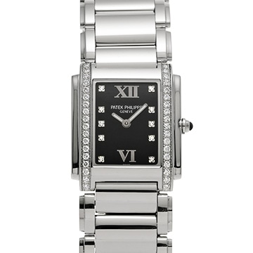 パテック フィリップ トゥエンティ-4 4910/10A-001 ブラック/ダイヤモンド レディース 時計 【中古】【wristwatch】