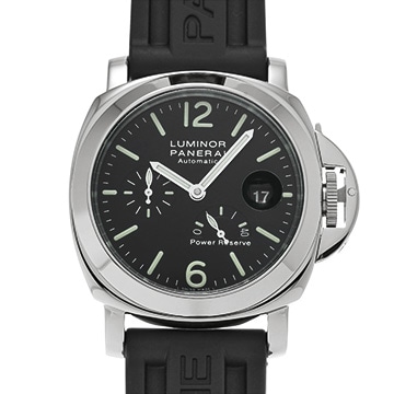 パネライ ルミノール パワーリザーブ PAM00090 ブラック メンズ 時計 【中古】【wristwatch】