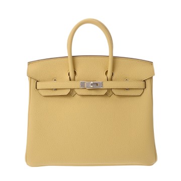 エルメス バーキン 25 ジョーヌプッサン トゴ レディース バッグ 【新品】【bag】