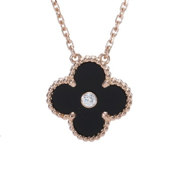 ヴァン クリーフ&アーペル ヴィンテージアルハンブラ ネックレス 2016年ホリデー ゴールド K18ピンクゴールド PG レディース ジュエリー 【中古】【jewelry】