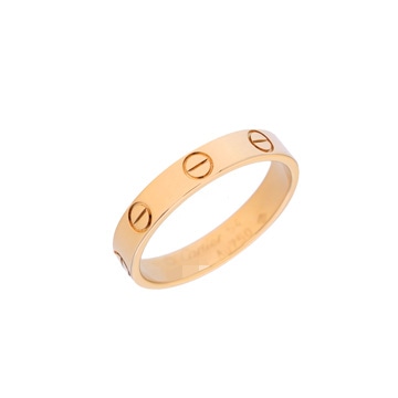 カルティエ ミニラブリング #54 ゴールド K20イエローゴールド YG レディース ジュエリー 【中古】【jewelry】