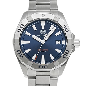 タグ ホイヤー アクアレーサー クォーツ WBD1112.BA0928 ブルー メンズ 時計 【中古】【wristwatch】