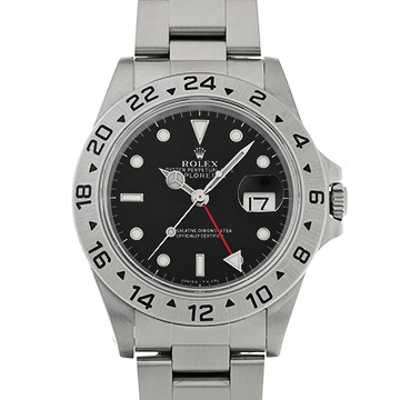 ロレックス エクスプローラーII 16570 ブラック メンズ 時計 【中古】【wristwatch】