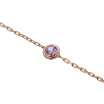 カルティエ ダムール ブレスレット ゴールド B6037300 K18ピンクゴールド PG レディース ジュエリー 【中古】【jewelry】