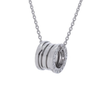 ブルガリ B.ZERO1 ネックレス シルバー 332634 K18ホワイトゴールド WG レディース ジュエリー 【中古】【jewelry】
