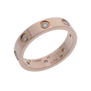 カルティエ ミニラブリング #49 8PD ゴールド K18ピンクゴールド PG レディース ジュエリー 【中古】【jewelry】