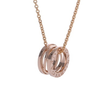 ブルガリ B.ZERO1レジェンド ネックレス ゴールド 353795 K18ピンクゴールド PG レディース ジュエリー 【中古】【jewelry】