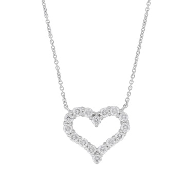 ティファニー センチメンタルハート ネックレス スモール シルバー Pt950プラチナ レディース ジュエリー 【中古】【jewelry】