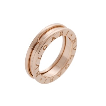 ブルガリ B-ZERO1 リング XS #48 ゴールド K18ピンクゴールド PG レディース ジュエリー 【中古】【jewelry】